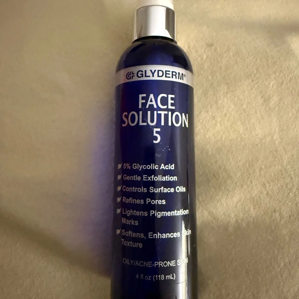 GlyDerm Face Solution 5 4oz Glycolic Acid